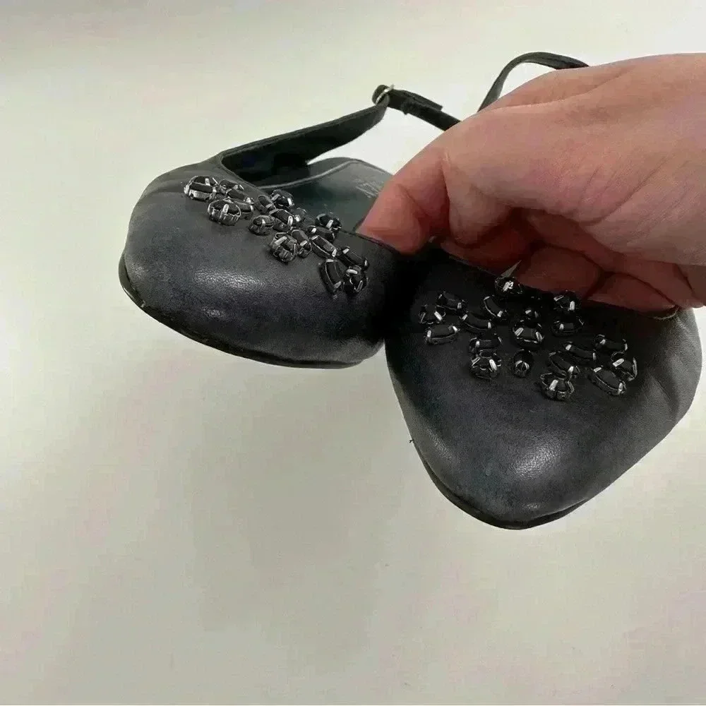 Lauren Ralph Lauren heels, size 6 navy blue gem formal grandmother of the bride